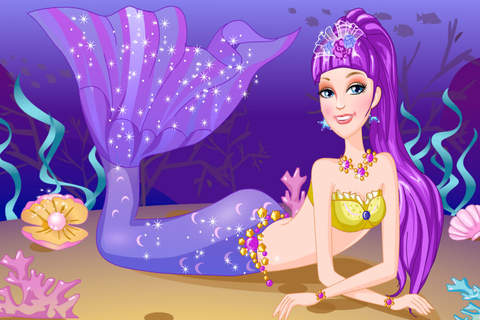 Princess Sparkle Dressup - Mermaid Fashion Salon screenshot 3