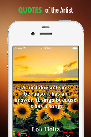 Sunflower Wallpapers HD: Quotes Backgrounds with Art Pictures screenshot 4