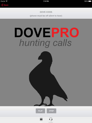 REAL Dove Sounds and Dove Calls for Hunting -- BLUETOOTH COMPATIBLE screenshot 2