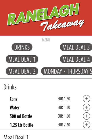 Ranelagh Takeaway Dublin screenshot 2