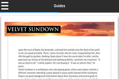 Pro Game - Velvet Sundown Version screenshot 2