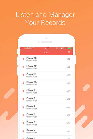 Free Recorder Lite – simple and elegant screenshot 4