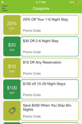 Coupons for Extended Stay America screenshot 2