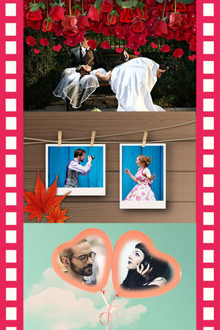 Couple Photo Camera - Love Collage & Frames Editor Suit screenshot 2