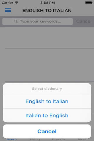 Dictionary Learn Language (English Italian) screenshot 2