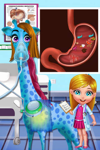 Giraffe Princess's Health Doctor screenshot 2