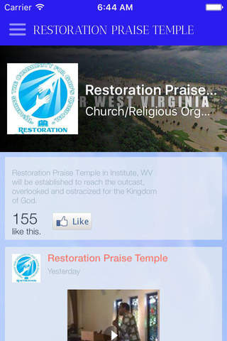 Restoration Praise Temple screenshot 3