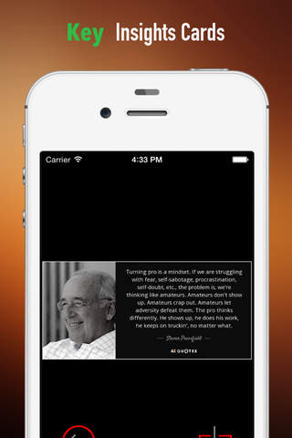 Turning Pro: Practical Guide Cards with Key Insights and Daily Inspiration screenshot 4