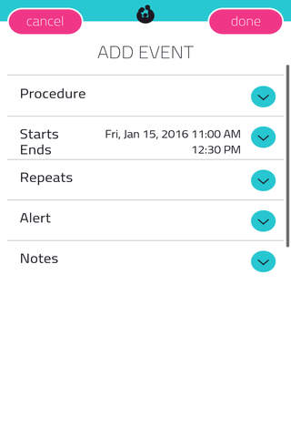 Fertility Tracker App screenshot 2