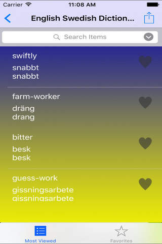English Swedish Dictionary Offline for Free - Build English Vocabulary to Improve English Speaking and English Grammar screenshot 2