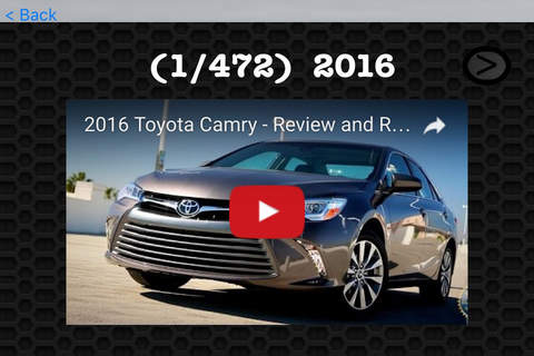 Best Cars - Toyota Camry Edition Photos and Video Galleries FREE screenshot 4