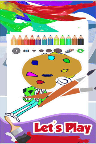 Paint For Kids Games Mr Bean Edition screenshot 2