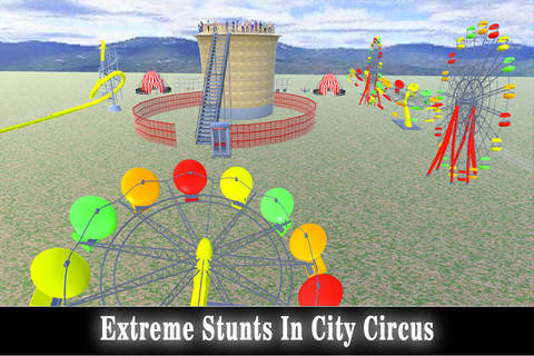 Well Of Death Stunt Rider In Extreme City Circus screenshot 4