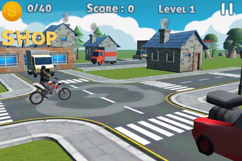 motorbike hill climb racing 3d screenshot 2