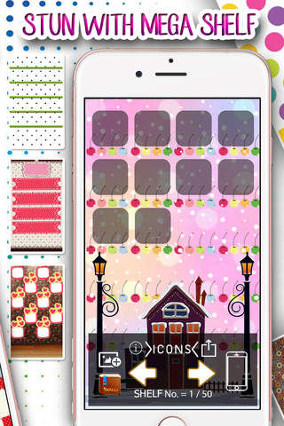 Shelf Maker – Polka Dots : Home Screen Designer Icon Wallpaper For Pro screenshot 2