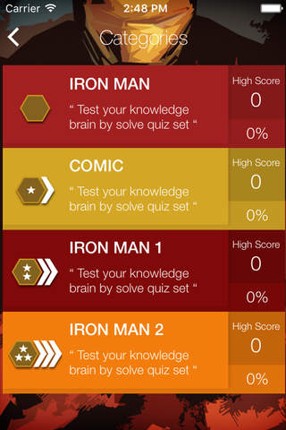 Quiz Books : Iron Man Question Puzzles Games for Free screenshot 2