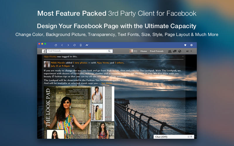 Desktop Social: with Ad Blocker, Messenger, Browser, Notification & Customization Business
