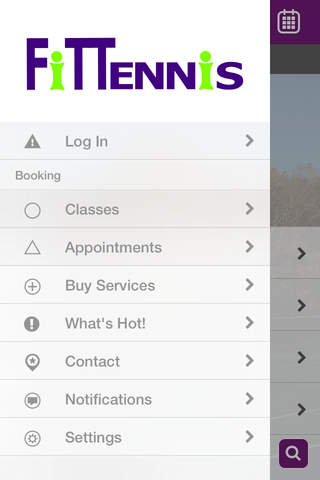 Fit Tennis Mobile App screenshot 2