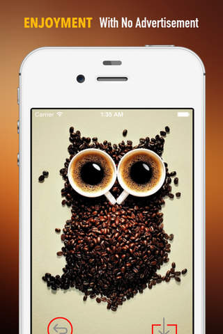 Coffee Art Wallpapers HD: Quotes Backgrounds with Art Pictures screenshot 2