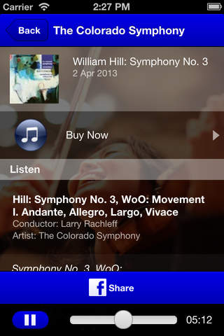 Colorado Symphony screenshot 4