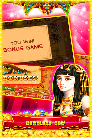 Lucky Slots Pharaoh's Slots VIP: Casino Lucky Slots Machines Game HD! screenshot 3