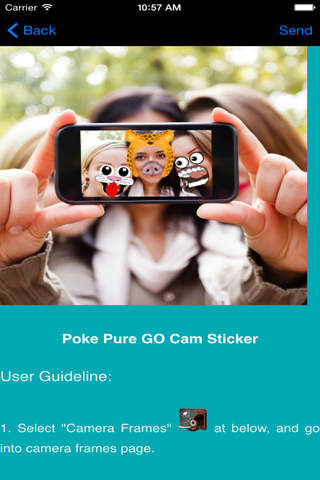 Poke Pure GO Cam Sticker screenshot 2