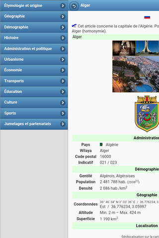 Cities in Algeria screenshot 3