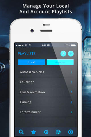 Free music & video - playlists manager & streamer for YouTube screenshot 3