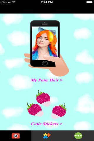 Pony Girls Hairstyle Photo Montage screenshot 4