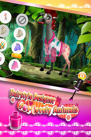 Hairstyle Designer for Lovely AnimalsGames screenshot 3
