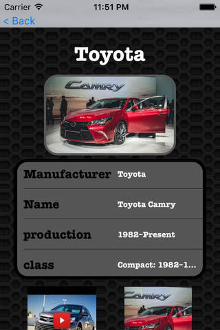 Best Cars - Toyota Camry Photos and Videos | Watch and learn with viual galleries screenshot 2