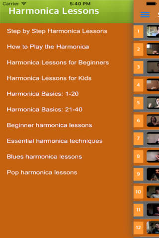 Harmonica Lessons - How To Play Harmonica By Videos screenshot 3