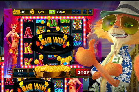 Mega Cat Slots Games Treasure Of Ocean: Free Games HD ! screenshot 3