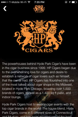 Hyde Park Cigars screenshot 2