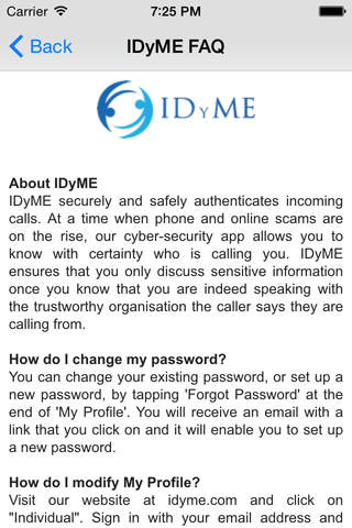 IDyME screenshot 3