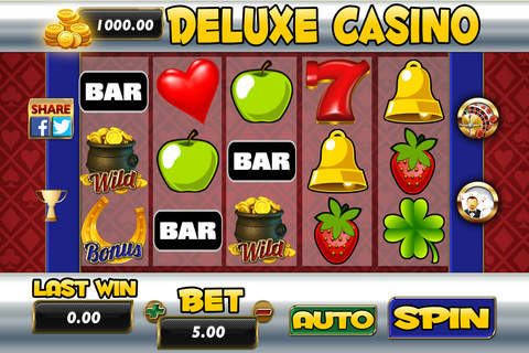 Deluxe Casino Slots - Roulette - Blackjack 21 screenshot 2