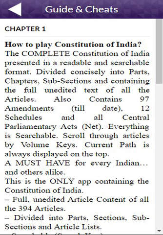App Guide for Constitution of India screenshot 2