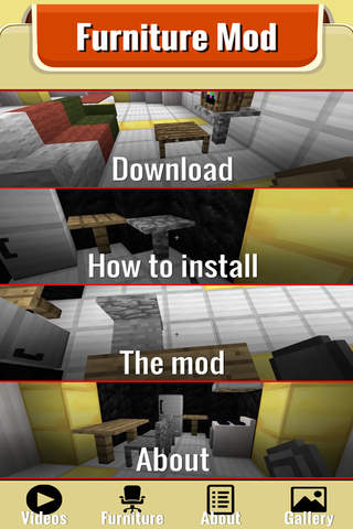 FURNITURE MODE COMPLETE GAME INFO GUIDE FOR MINECRAFT PC screenshot 3