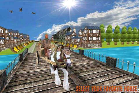 Horse Cart Run Simulator  Pro screenshot 2