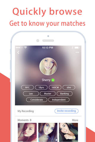 Sexy ChatNight - Dating app for local singles meet your match screenshot 2