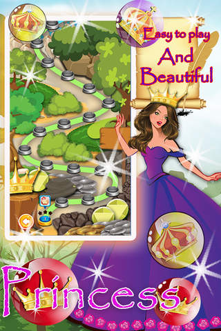 Princess Bubble Shooter -Rescue the trapped baby birds screenshot 4