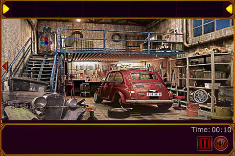 密室逃脱比赛系列：荒废的汽车修理厂逃脱 - 史上最难的密室逃脱游戏 screenshot 2