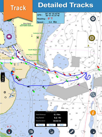 Spain Atlantic offline nautical charts for boating Navigation