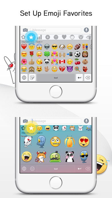 Screenshots of Emoji> for iPhone