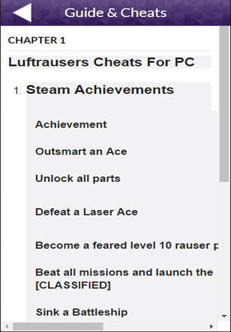 Game Guide Luftrausers Version screenshot 2