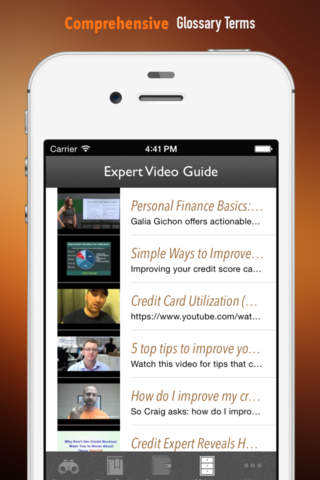 Understand Credit Report and Improve Your Credit Score: Glossary Reference with Video Guide screenshot 3