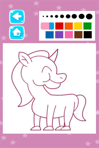Pony Coloring Book For Kids - For My Little Preschool Toddler Girls and Boy Free screenshot 3