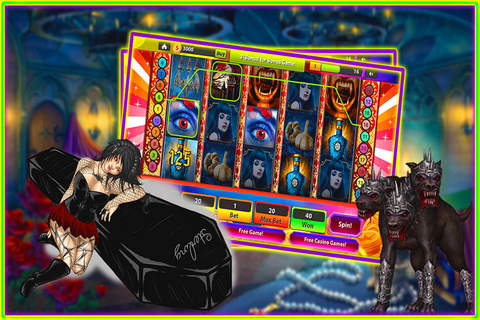 Mega Slots: Of Bikini party Spin Vampire! screenshot 3