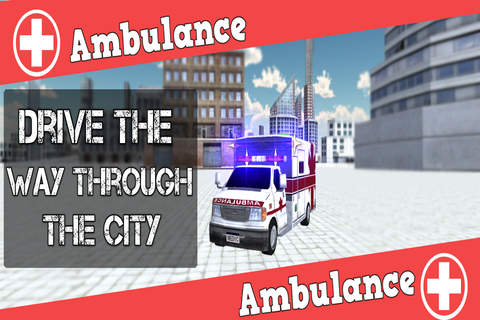 City Ambulance Rescue Driver HD screenshot 4