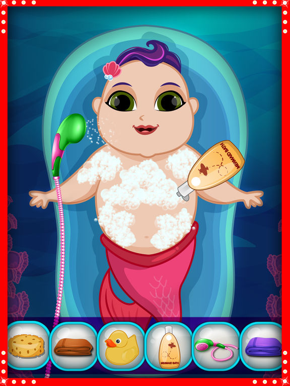 Mommy's Little Mermaid New Baby Salon Story - My Newborn Care Spa Hospital Doctor Games for Girls & Kidsscreeshot 1